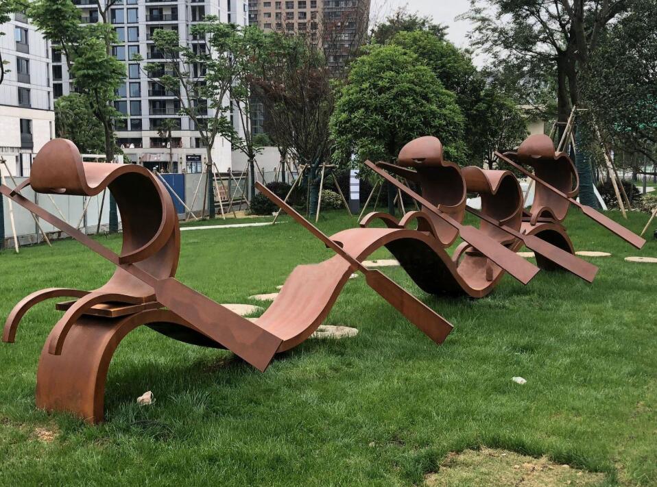 开福锈钢板造型