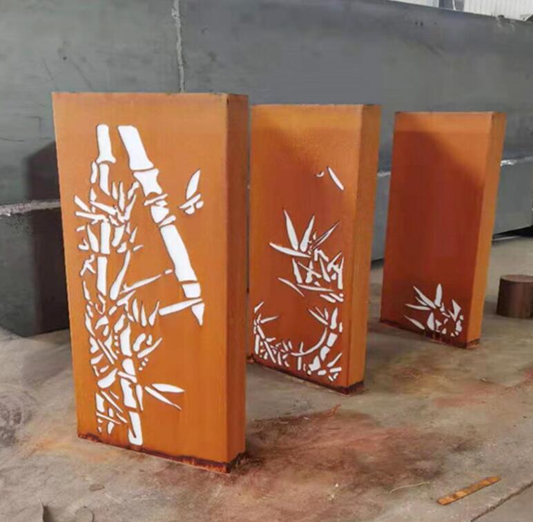 开福锈钢板灯箱