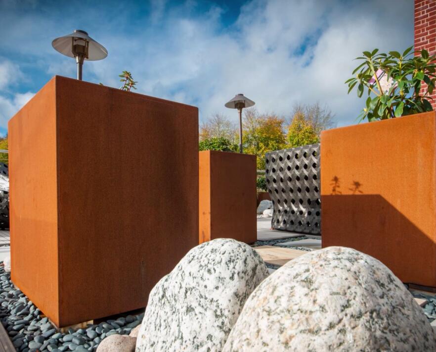 开福锈钢板花箱