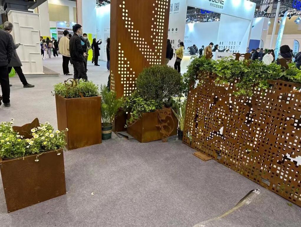 开福耐候钢花箱