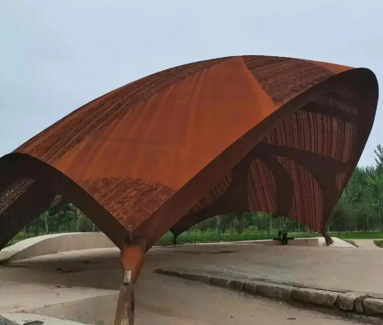 开福耐候钢幕墙案例